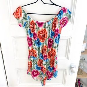 Forever 21 Floral Romper